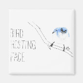 Vogelschutzgitter (Blaugrauer Gnatcatcher) Magnet (Vorne)