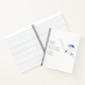 Vogelschutzgitter (Blaugrauer Gnatcatcher) Notizblock (Innenseite)