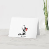 Vogelschutzkarte Feiertagskarte (Rückseite)