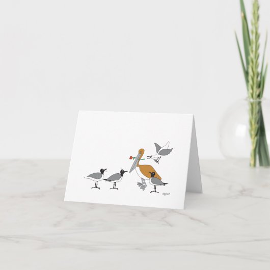 Vogelschutzkarte Karte (Vorderseite)