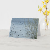 Vogelschutzkarte Karte (Gelbe Blume)