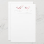 Vogelschutzkarte - Liebe Briefpapier (Vorne/Hinten)