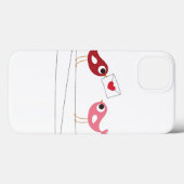 Vogelschutzkarte Liebe Case-Mate iPhone Hülle (Rückseite (Horizontal))