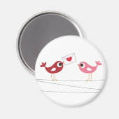 Vogelschutzkarte Liebe Magnet (Vorderseite/Rückseite)
