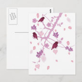 Vogelschutzkarte Postkarte (Vorne/Hinten)