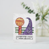 Vogelschutzkarte - von Vögeln besessen Postkarte (Stehend Vorderseite)