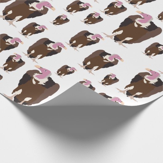 Vogelschutzmuster Geschenkpapier (Ecke)