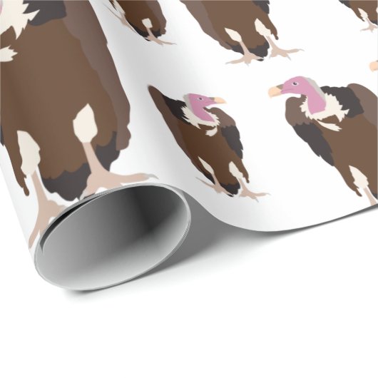 Vogelschutzmuster Geschenkpapier (Rolleneckpunkt)