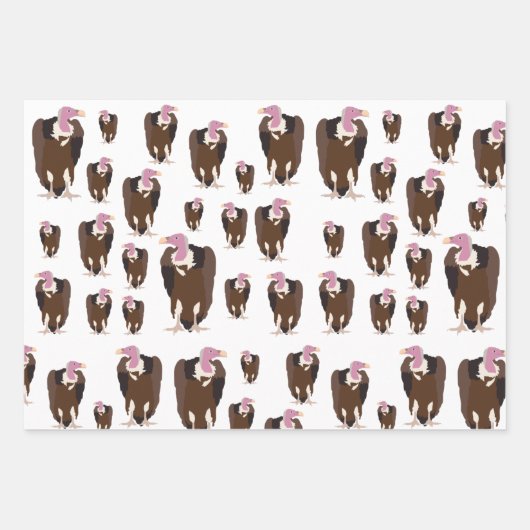 Vogelschutzmuster Geschenkpapier Set (Vorderseite 3)