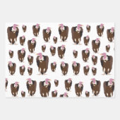 Vogelschutzmuster Geschenkpapier Set (Vorderseite 2)