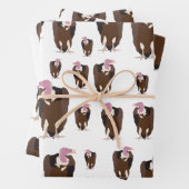 Vogelschutzmuster Geschenkpapier Set (Beispiel)