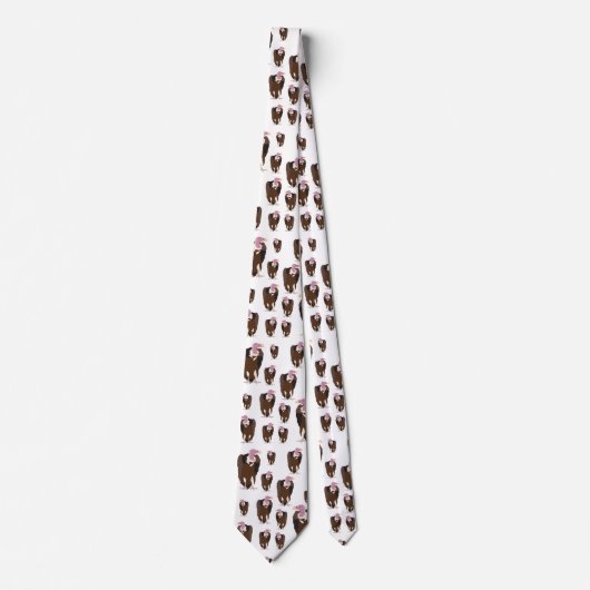 Vogelschutzmuster Krawatte (Vorderseite)