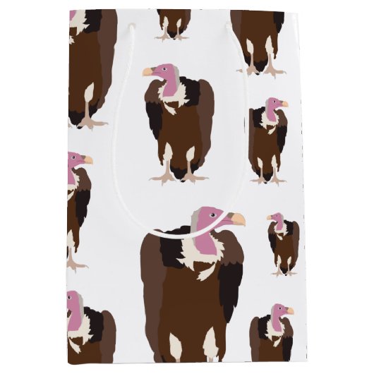 Vogelschutzmuster Mittlere Geschenktüte (Vorderseite)