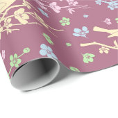 Vogelschutzpapier Geschenkpapier (Rolleneckpunkt)