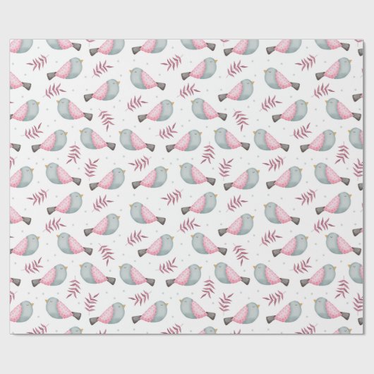 Vogelschutzpapier Geschenkpapier (Flach)