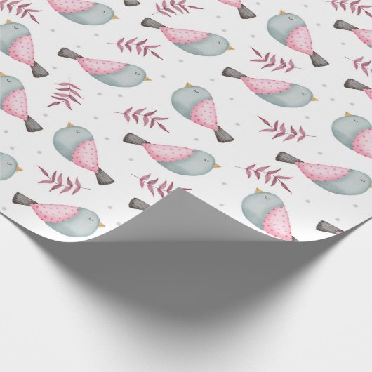 Vogelschutzpapier Geschenkpapier (Ecke)