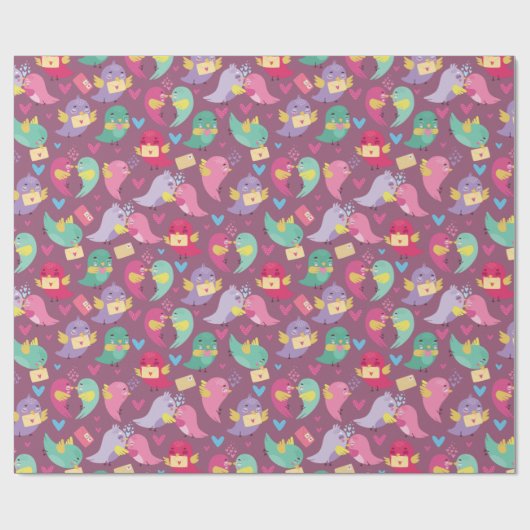 Vogelschutzpapier Geschenkpapier (Flach)