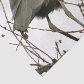 Vogelschutzzettel Seidenpapier (Detail)