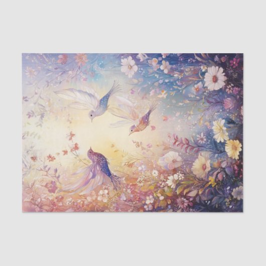 Vogelschutzzettel Seidenpapier (Vorderseite)