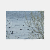 Vogelsee Fleece Blanket (Vorderseite (Horizontal))