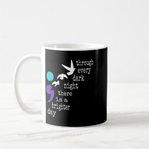 Vogelsemikolon-Geschenkpräventionsbewusstsein Kaffeetasse