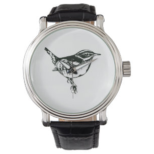 Vogelsilhouette Armbanduhr
