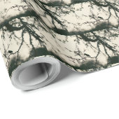 Vogelsilhouette Geschenkpapier (Rolleneckpunkt)