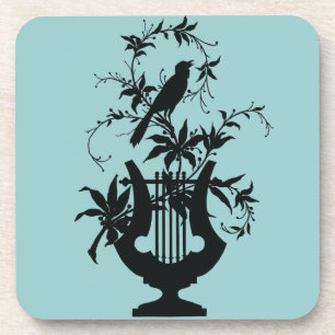 Vogelsilhouette Getränkeuntersetzer
