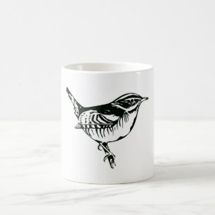 Vogelsilhouette Kaffeetasse