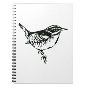 Vogelsilhouette Notizblock