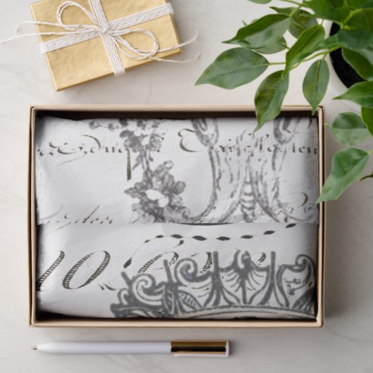 Vogelskript-Dekoupage Seidenpapier (Geschenk)