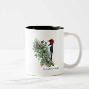 Vogelspecht-Tasse Zweifarbige Tasse