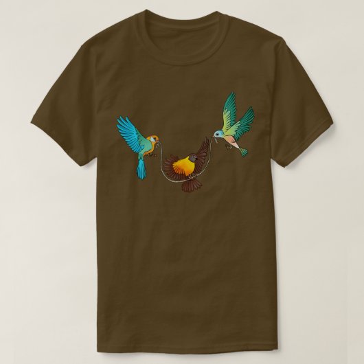 Vogelspringseil T-Shirt (Design vorne)