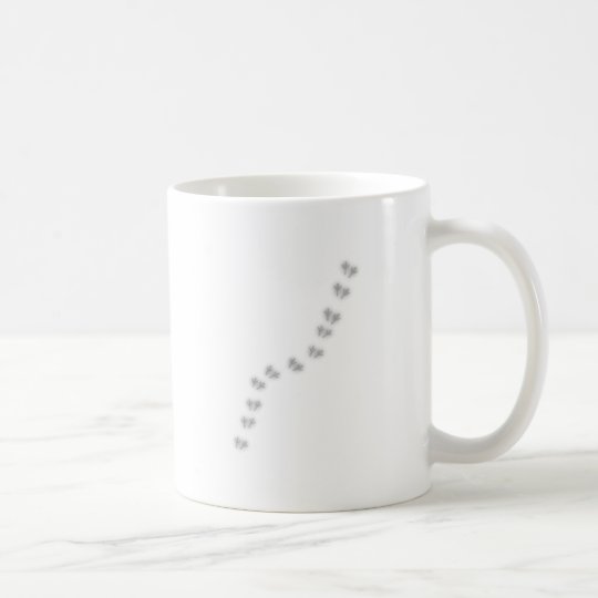 Vogelspur bird track kaffeetasse