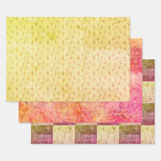 Vogelspuren im Herbst Geschenkpapier Set (Set)