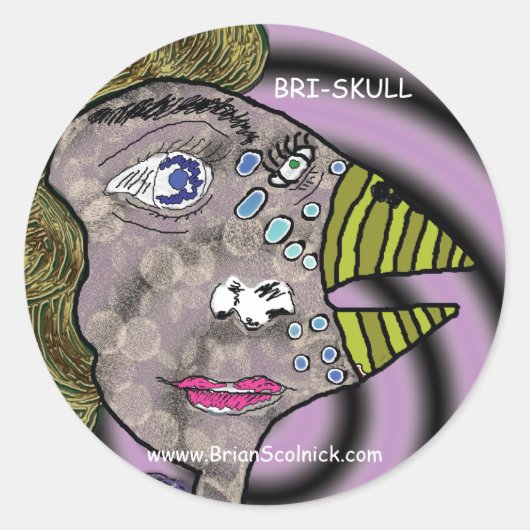 Vogelsticker Runder Aufkleber (Vorderseite)