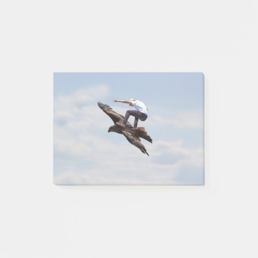 Vogelsurfen Post-it Klebezettel (Vorderseite)