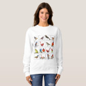 Vogelsweatshirt der Liebe I! Sweatshirt (Vorne ganz)