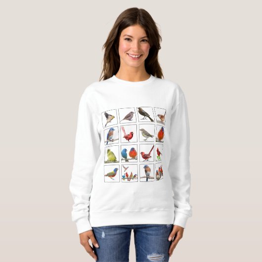 Vogelsweatshirt der Liebe I! Sweatshirt (Vorne ganz)