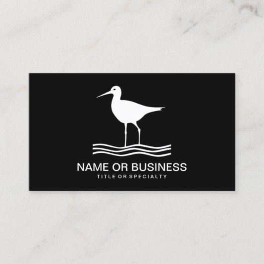 Vogelsymbol Visitenkarte (Vorderseite)
