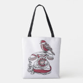 Vogeltasche mit Telefon-Tragetasche Tasche (Rückseite)