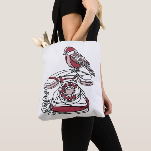Vogeltasche mit Telefon-Tragetasche Tasche (Von Nahem)