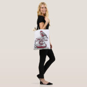 Vogeltasche mit Telefon-Tragetasche Tasche (Am Model)