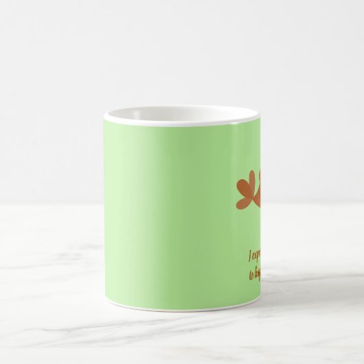 Vogelthema positive Bejahung Kaffeetasse (Mittel)