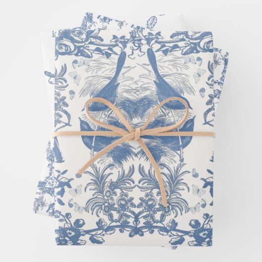 Vogeltoilpapier Geschenkpapier Set (Beispiel)