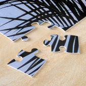 Vogelumriss einer Palme Puzzle (Seite)
