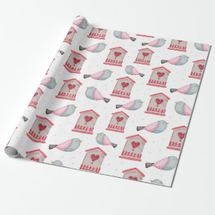 Vogelumschlagpapier Geschenkpapier