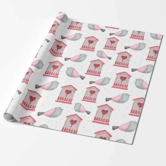 Vogelumschlagpapier Geschenkpapier (Ungerollt)