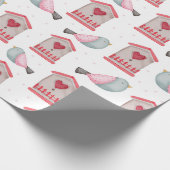 Vogelumschlagpapier Geschenkpapier (Ecke)
