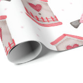Vogelumschlagpapier Geschenkpapier (Rolleneckpunkt)